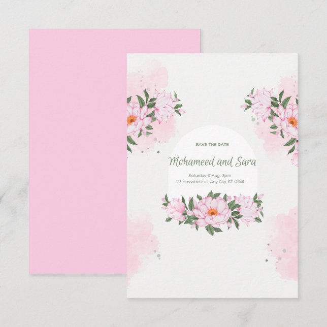 The Wedding Invitation (Front/Back)