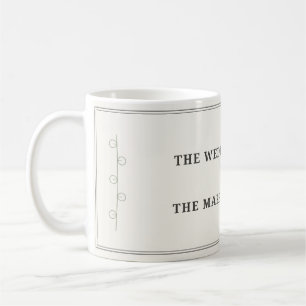 The Wedding Is Over The Marriage Begins Funny Mug