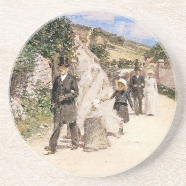 The Wedding March by Robinson, Vintage Newlyweds Coaster (Front)