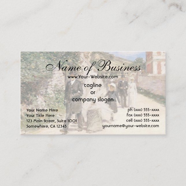 The Wedding March by Theodore Robinson Business Card (Front)