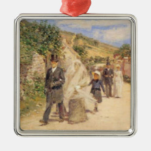 The Wedding March (Marriage Scene) Metal Ornament