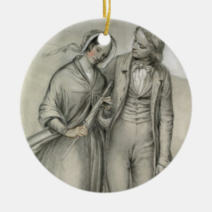 The Wedding Morning - The departure, c.1846 Ceramic Ornament