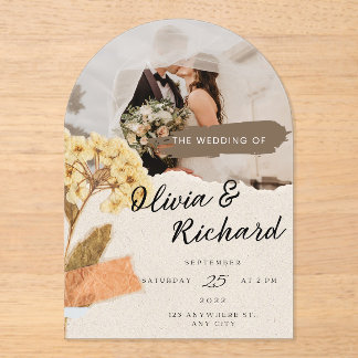 The Wedding Of Acrylic Invitations