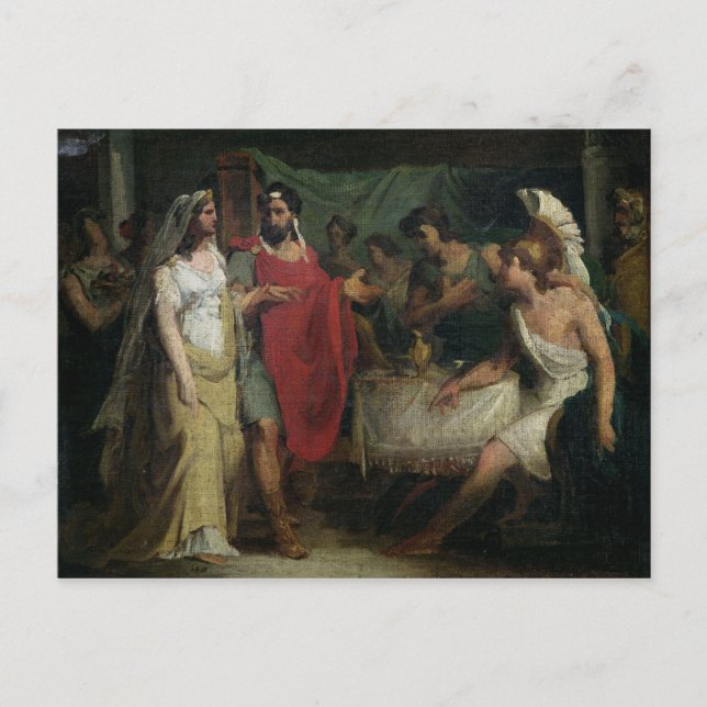 The Wedding of Alexander the Great  and Roxana Postcard (Front)
