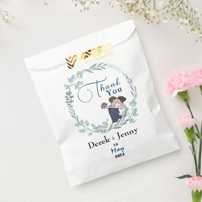 The wedding of blue lovers favour bag (Sealed)