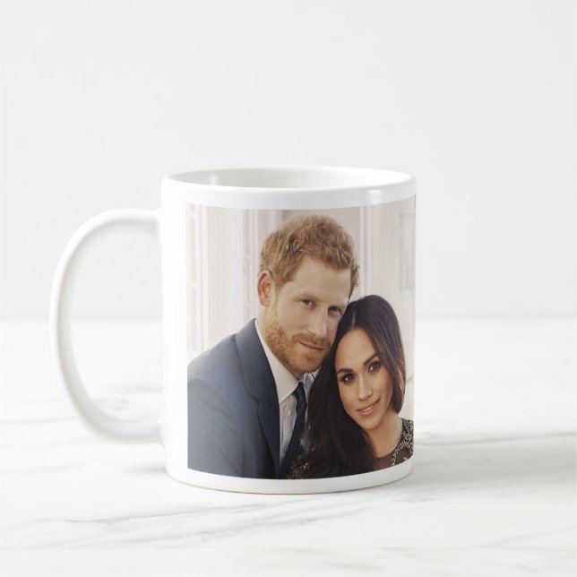 The wedding of Prince Harry to Meghan Markle. Coffee Mug (Left)