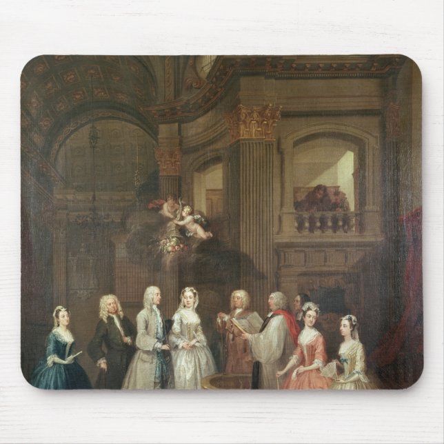 The Wedding of Stephen Beckingham and Mary Cox Mouse Pad (Front)