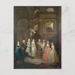 The Wedding of Stephen Beckingham and Mary Cox Postcard