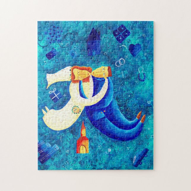 The Wedding Painting Contemporary Art Jigsaw Puzzle (Vertical)