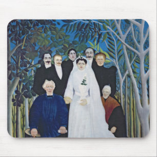 The wedding party, c.1905 mouse pad
