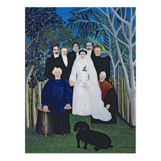 The wedding party, c.1905 postcard