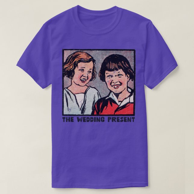 The Wedding Present Retro Indie Tribute Design3 T-Shirt (Design Front)