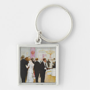 The Wedding Reception, c.1900 Key Ring