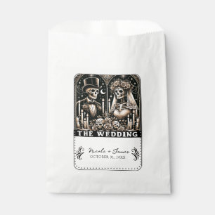 THE WEDDING Tarot Skeletons Bride & Groom Favour Bag