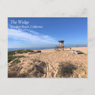 The Wedge, Newport Beach, California Postcard