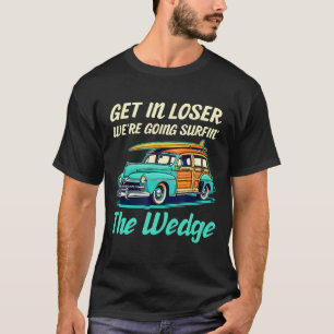 The Wedge Newport Beach California Women Men Vinta T-Shirt