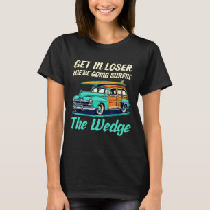 The Wedge Newport Beach California Women Men Vinta T-Shirt