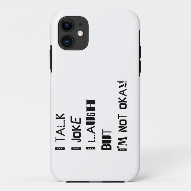 The Weight of Laughter – Mental Health Awareness Case-Mate iPhone Case (Back)
