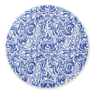 THE WEIMARANER AND THE BEE CERAMIC ROUND KNOB