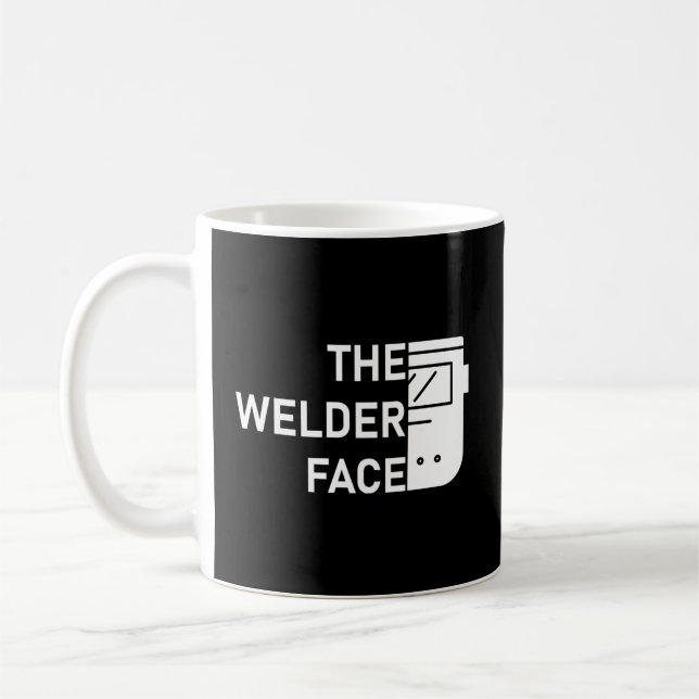 The Welder Face Welding Weld Coffee Mug (Left)