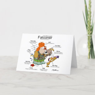 The Well Equiped Falconer Thank You Card