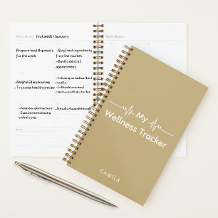 The Wellness Edit   Minimal Health Planner 2026