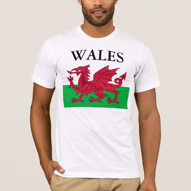 The WELSH flag T-Shirt (Front)