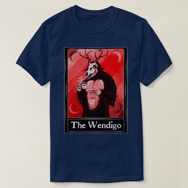 The Wendigo Tarot T-Shirt (Design Front)