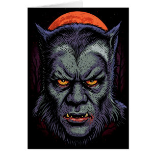 The Werewolf Curse Greeting Card - Custom Message