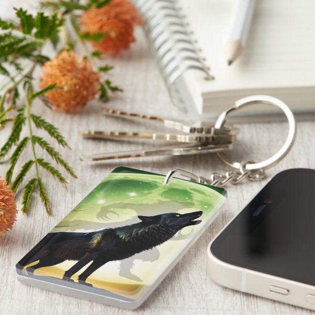 The Werewolf Howl Key Ring (Front Right)
