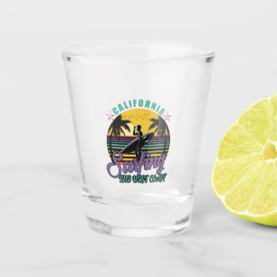 The West Coast - California Surfing Shot Glass