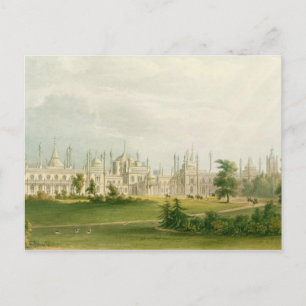 The West Front, from 'Views of the Royal Pavilion, Postcard