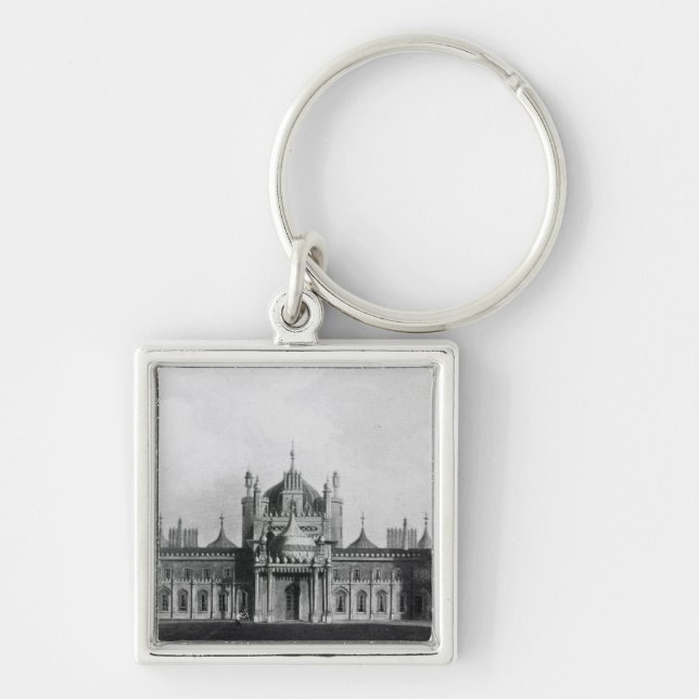 The West Front of the Brighton Pavilion Key Ring (Front)