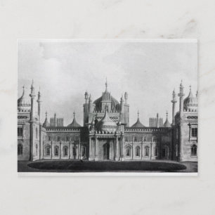 The West Front of the Brighton Pavilion Postcard