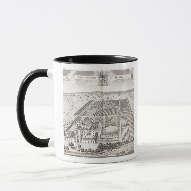 The West Prospect of Knole, from 'Thirty Six Diffe Mug (Left)