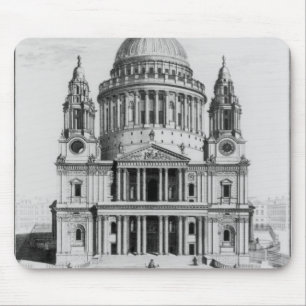 The West Prospect of St. Paul's Cathedral Mouse Pad