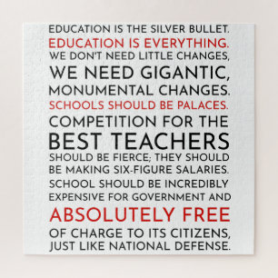 The West Wing Sam Seaborn Education Speech Puzzle