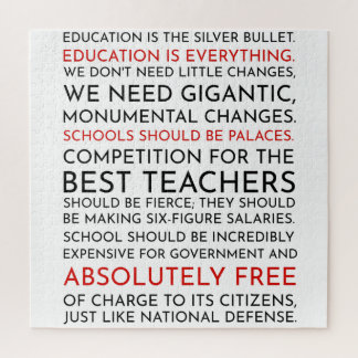 The West Wing Sam Seaborn Education Speech Puzzle