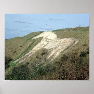 The Westbury White Horse Poster