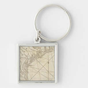 The Western Coast of Louisiana Key Ring