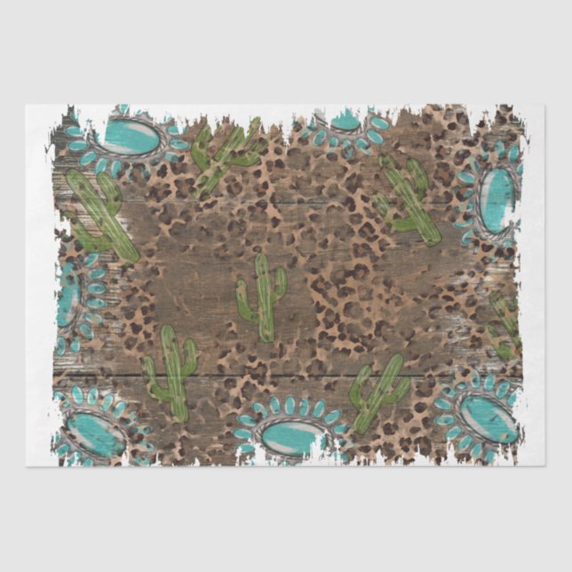 The Western Series Design 10 Tissue Paper (Front)