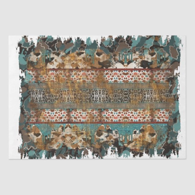 The Western Series Design 17 Tissue Paper (Front)