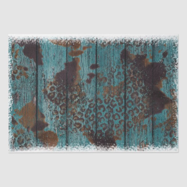 The Western Series Design 28 Tissue Paper (Front)