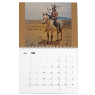 The Western U.S.A by Artist Gary Poling Calendar