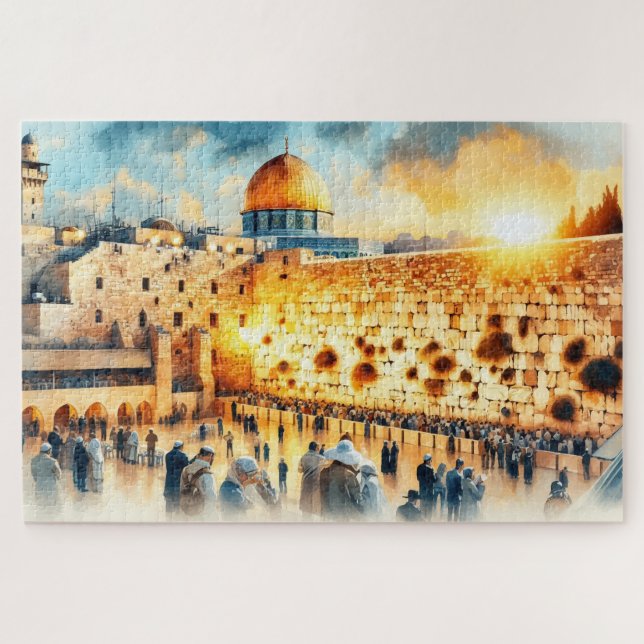the Western Wall Jerusalem Jigsaw Puzzle (Horizontal)
