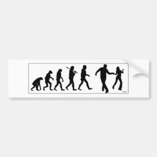 The Westie Evolution Bumper Sticker