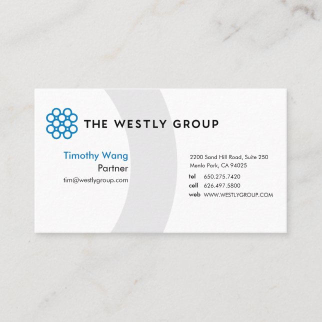 The Westly Group | Logos Business Card (Front)