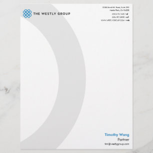 The Westly Group Logos Business Card Custom Letterhead