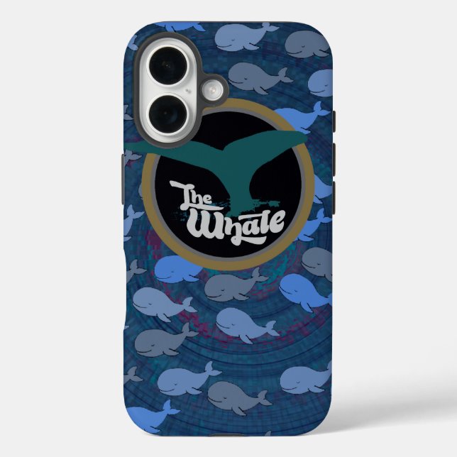 the whale awesome pattern Case-Mate iPhone case (Back)
