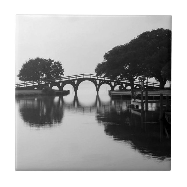 The Whalehead Bridge Ceramic Tile (Front)